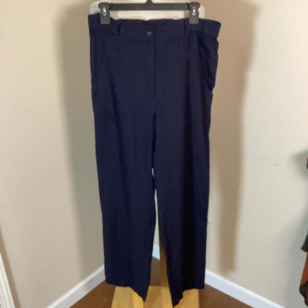 COURAGE.b Navy Blue Casual Trousers Size S